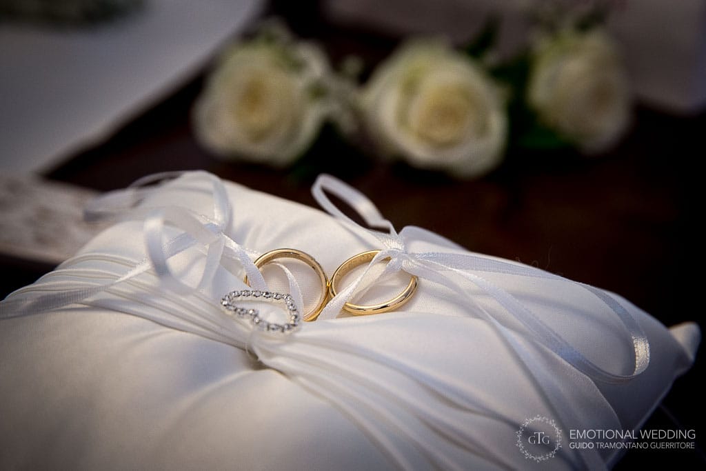wedding rings closeup