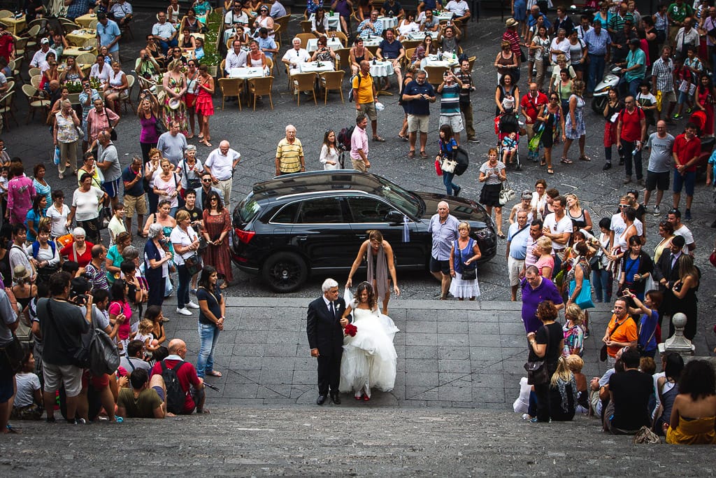wedding at st andrew cathedral in amalfi