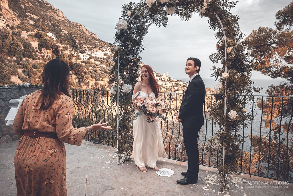 elopement ceremony hotel tritone amalfi coast